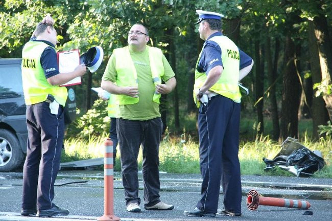 Tragiczny wypadek pod Lesznem! (zdjęcia i dźwięk)