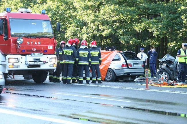 Tragiczny wypadek pod Lesznem! (zdjęcia i dźwięk)
