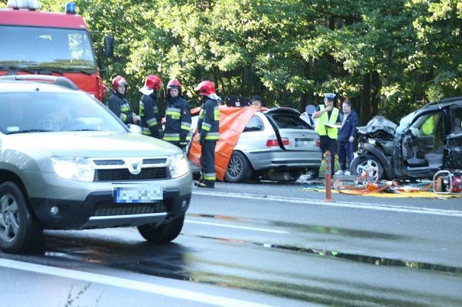 Tragiczny wypadek pod Lesznem! (zdjęcia i dźwięk)