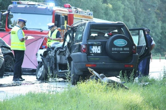 Tragiczny wypadek pod Lesznem! (zdjęcia i dźwięk)