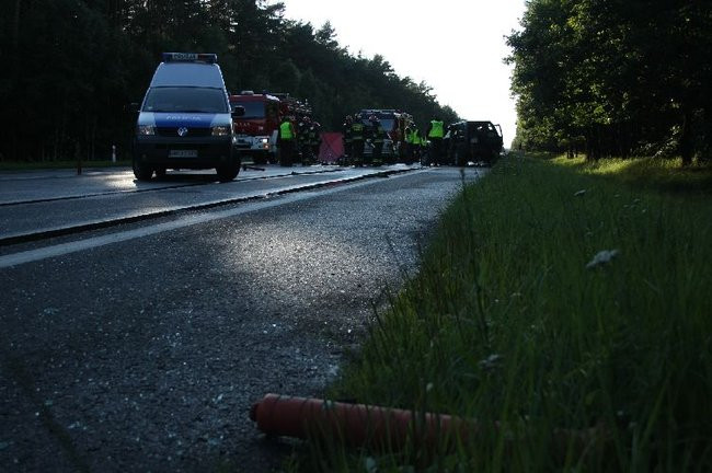 Tragiczny wypadek pod Lesznem! (zdjęcia i dźwięk)