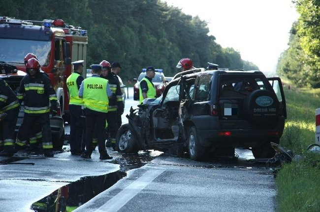 Tragiczny wypadek pod Lesznem! (zdjęcia i dźwięk)