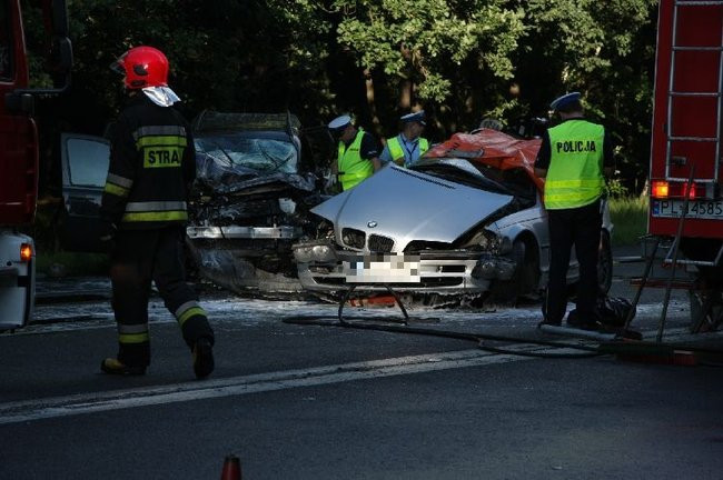 Tragiczny wypadek pod Lesznem! (zdjęcia i dźwięk)