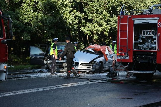 Tragiczny wypadek pod Lesznem! (zdjęcia i dźwięk)
