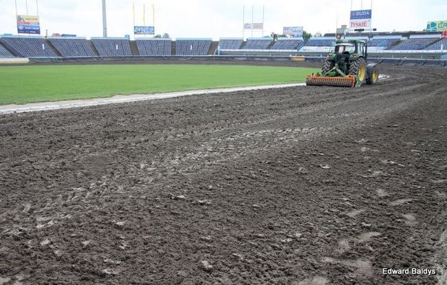 Wielkie suszenie toru! Najnowsze zdjęcia ze Stadionu Smoczyka