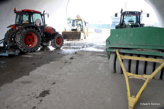 Wielkie suszenie toru! Najnowsze zdjęcia ze Stadionu Smoczyka