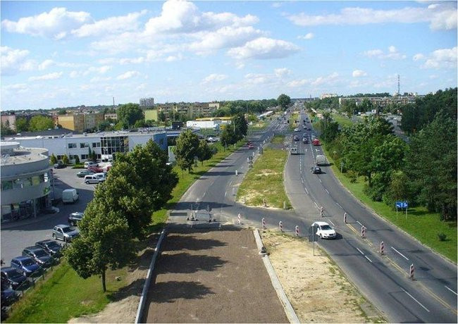 Droga nr 5 z lotu ptaka (zdjęcia)