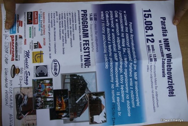 W Zaborowie zbierali na wieżę (zdjęcia)