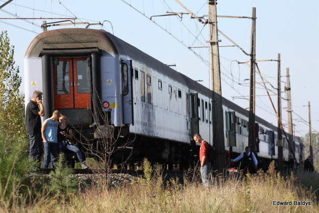 Śmierć na torach, w okolicach Zaborowa (zdjęcia)