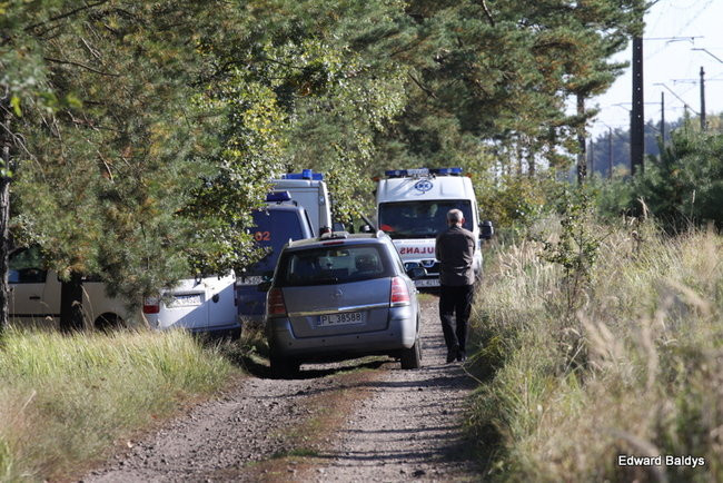 Śmierć na torach, w okolicach Zaborowa (zdjęcia)