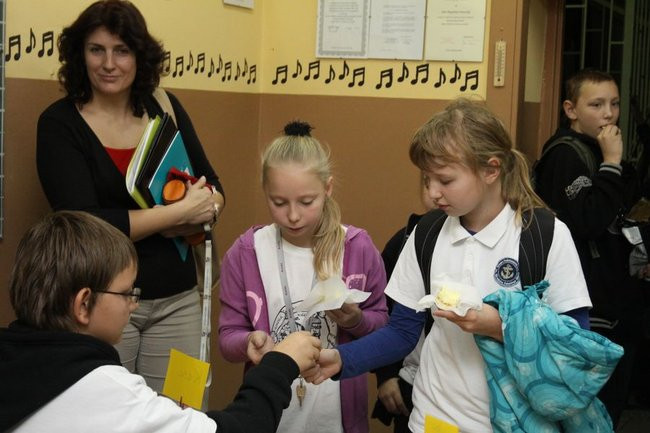 Papieskie kremowki w SP nr 2 (zdjęcia)