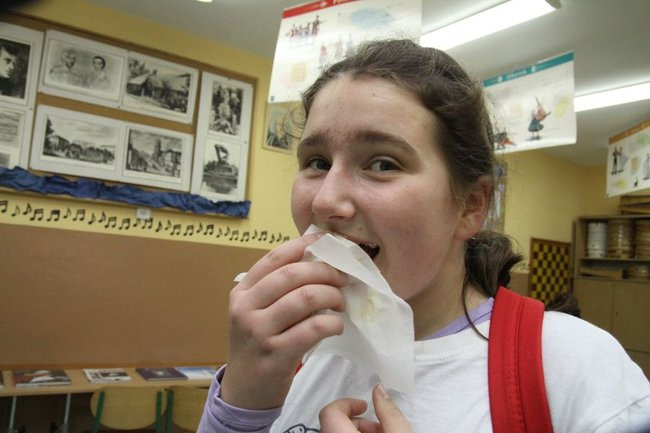 Papieskie kremowki w SP nr 2 (zdjęcia)