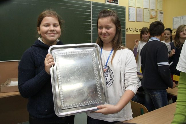 Papieskie kremowki w SP nr 2 (zdjęcia)