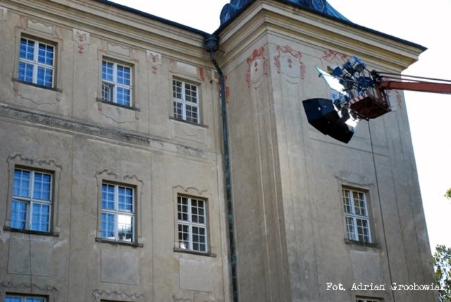 W Rydzynie nagrywali serial (zdjęcia)