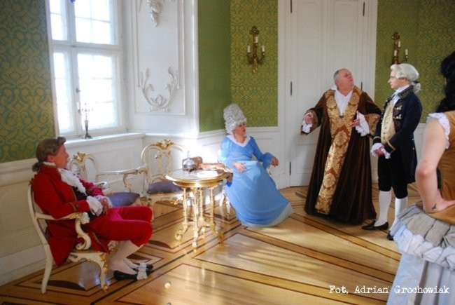 W Rydzynie nagrywali serial (zdjęcia)