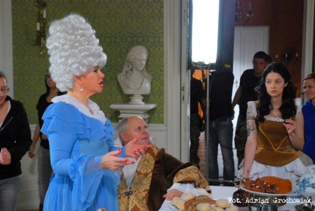 W Rydzynie nagrywali serial (zdjęcia)