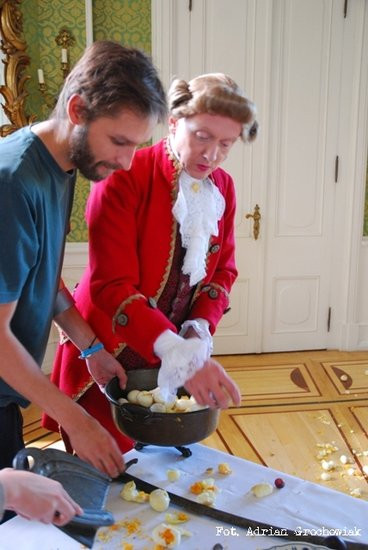 W Rydzynie nagrywali serial (zdjęcia)