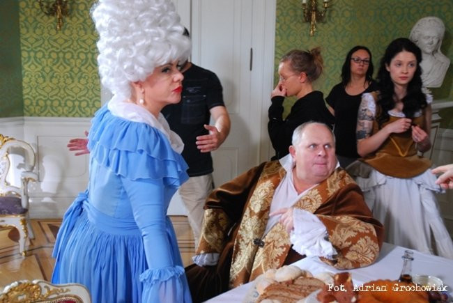 W Rydzynie nagrywali serial (zdjęcia)