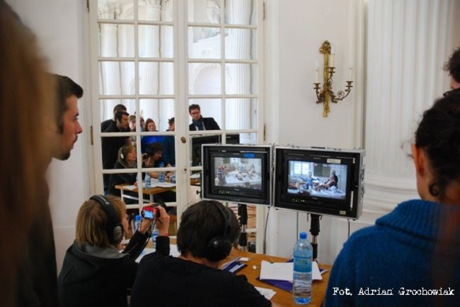 W Rydzynie nagrywali serial (zdjęcia)