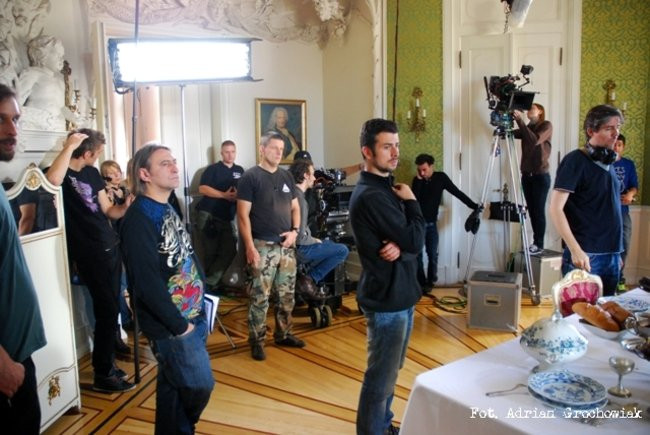 W Rydzynie nagrywali serial (zdjęcia)