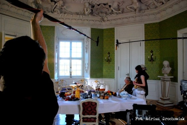 W Rydzynie nagrywali serial (zdjęcia)