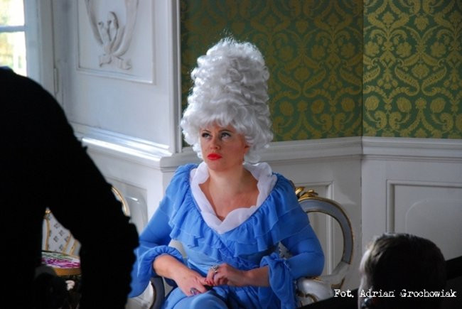 W Rydzynie nagrywali serial (zdjęcia)