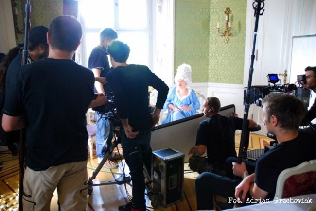 W Rydzynie nagrywali serial (zdjęcia)