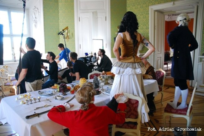 W Rydzynie nagrywali serial (zdjęcia)