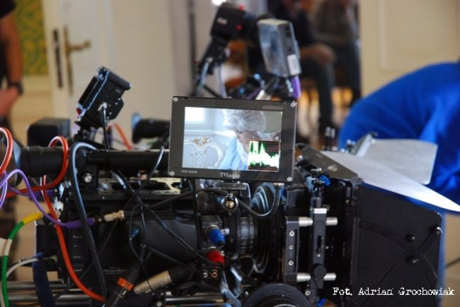 W Rydzynie nagrywali serial (zdjęcia)