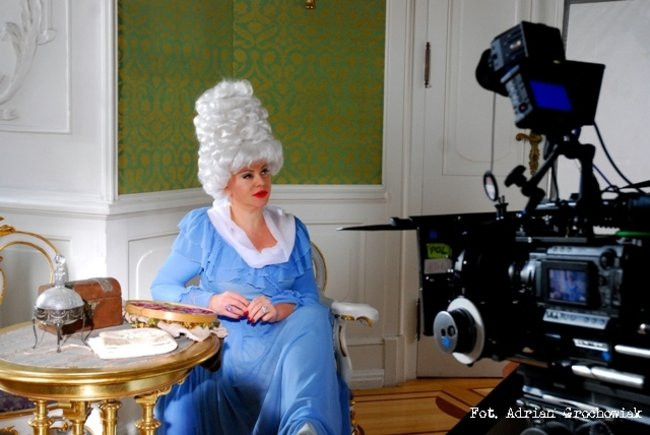 W Rydzynie nagrywali serial (zdjęcia)