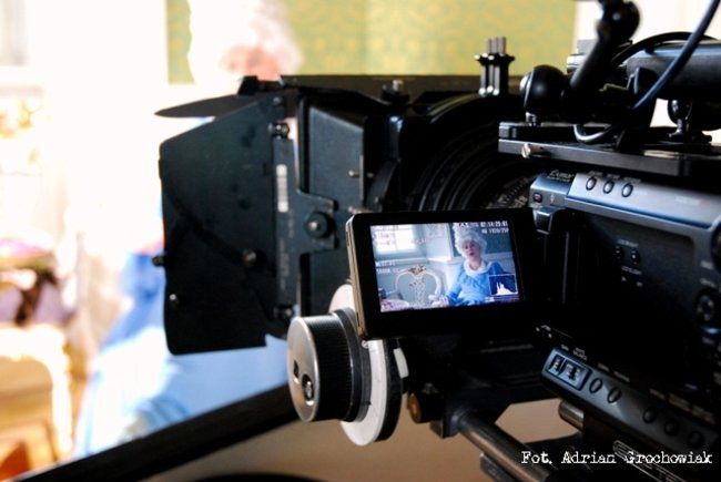 W Rydzynie nagrywali serial (zdjęcia)