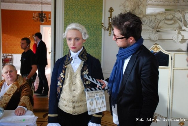 W Rydzynie nagrywali serial (zdjęcia)