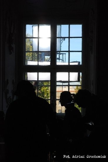 W Rydzynie nagrywali serial (zdjęcia)