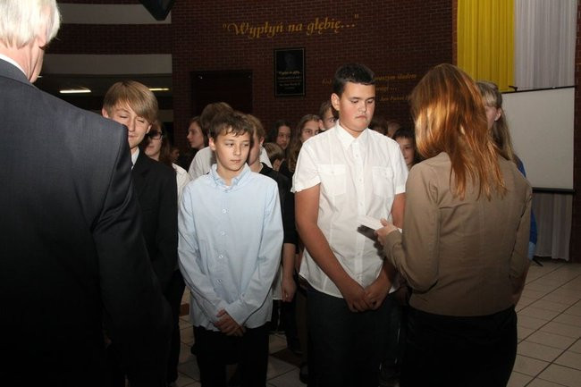 Święto szkoły i pasowanie w Gimnazjum nr 7