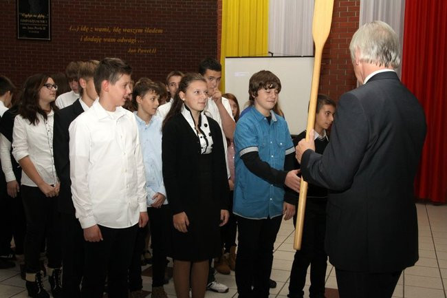 Święto szkoły i pasowanie w Gimnazjum nr 7