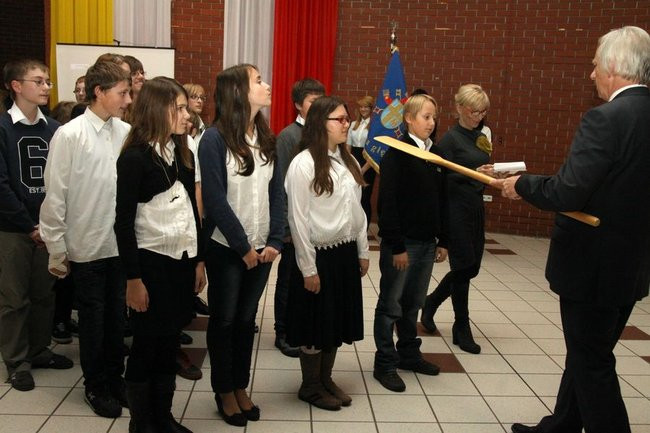 Święto szkoły i pasowanie w Gimnazjum nr 7