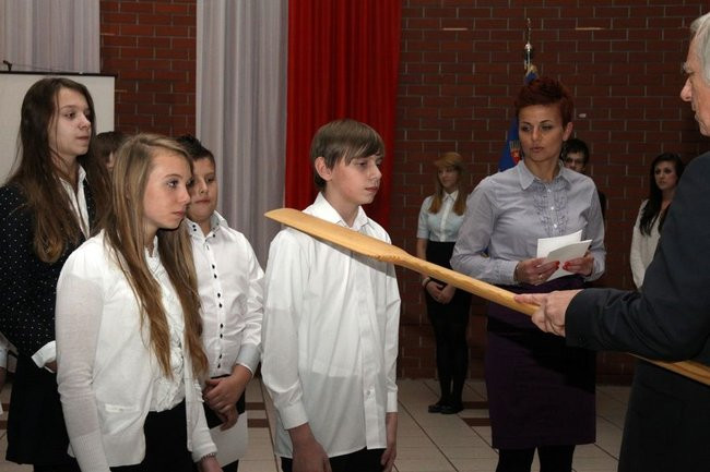 Święto szkoły i pasowanie w Gimnazjum nr 7