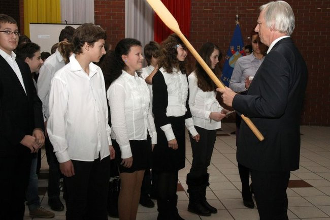 Święto szkoły i pasowanie w Gimnazjum nr 7