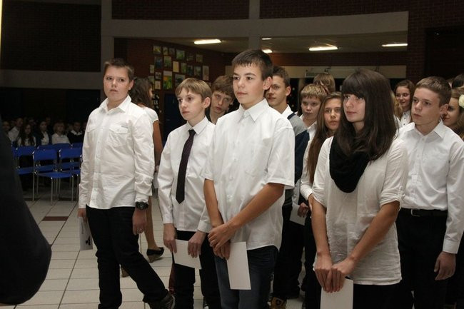 Święto szkoły i pasowanie w Gimnazjum nr 7