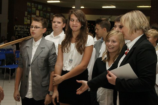 Święto szkoły i pasowanie w Gimnazjum nr 7