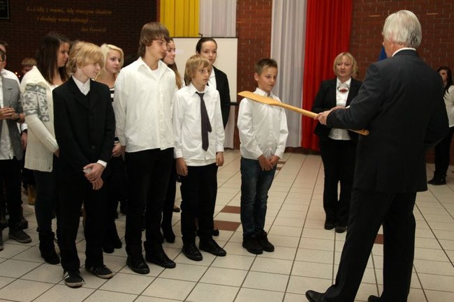 Święto szkoły i pasowanie w Gimnazjum nr 7