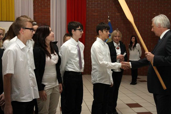 Święto szkoły i pasowanie w Gimnazjum nr 7