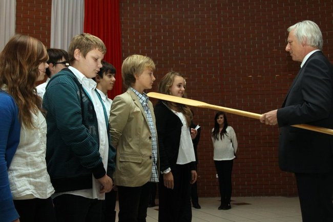 Święto szkoły i pasowanie w Gimnazjum nr 7