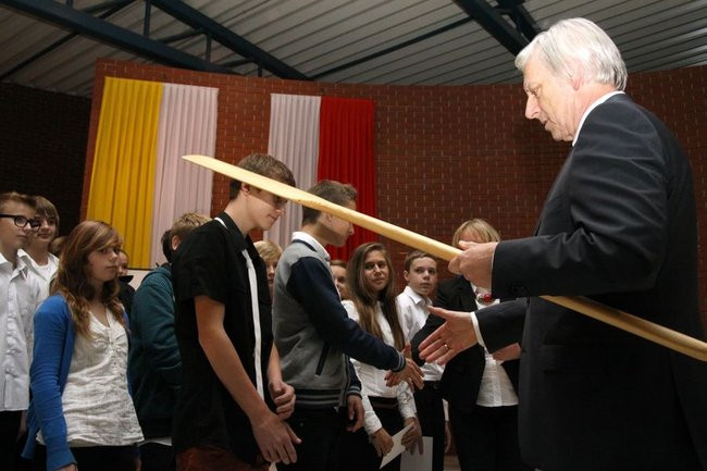 Święto szkoły i pasowanie w Gimnazjum nr 7