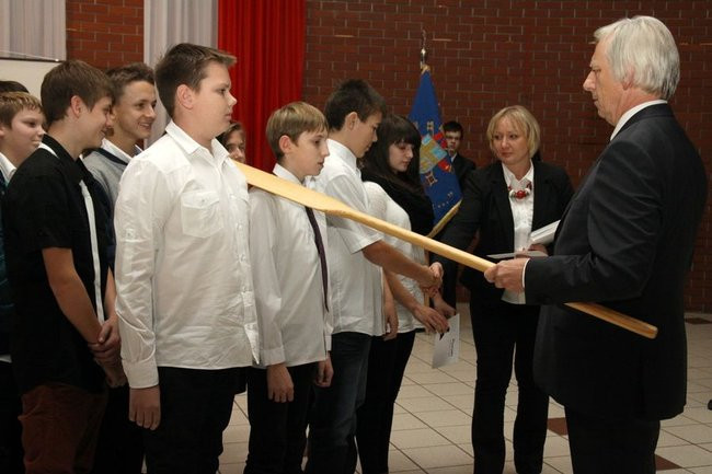 Święto szkoły i pasowanie w Gimnazjum nr 7