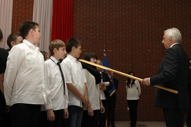 Święto szkoły i pasowanie w Gimnazjum nr 7