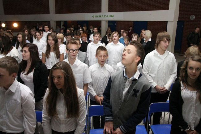 Święto szkoły i pasowanie w Gimnazjum nr 7