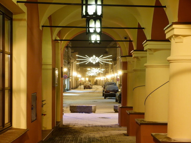 Świąteczne, nocne Leszno (zdjęcia)