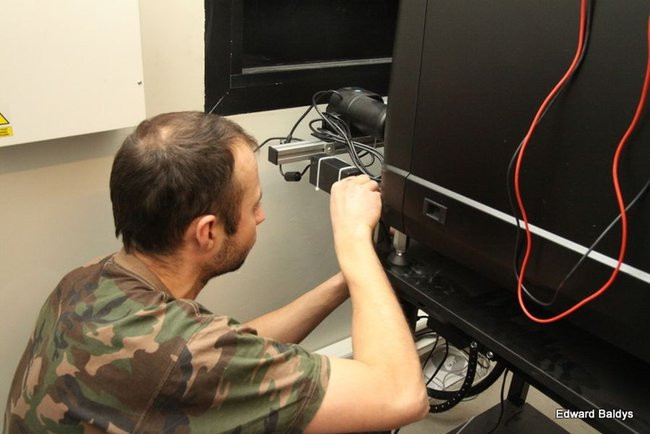 Ostatnie porządki w kinie C3D / zdjęcia/