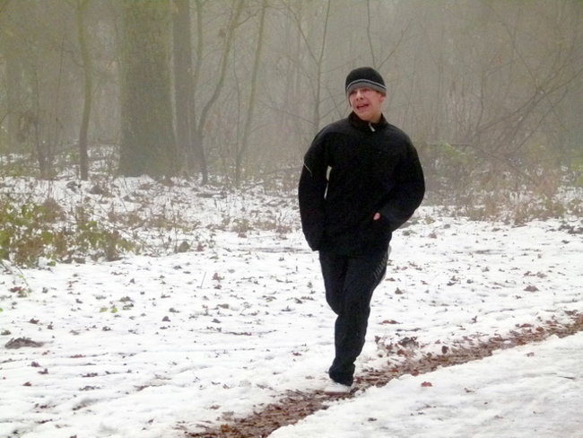 Gwiazdkowe bieganie w Karczmie Borowej (zdjęcia)